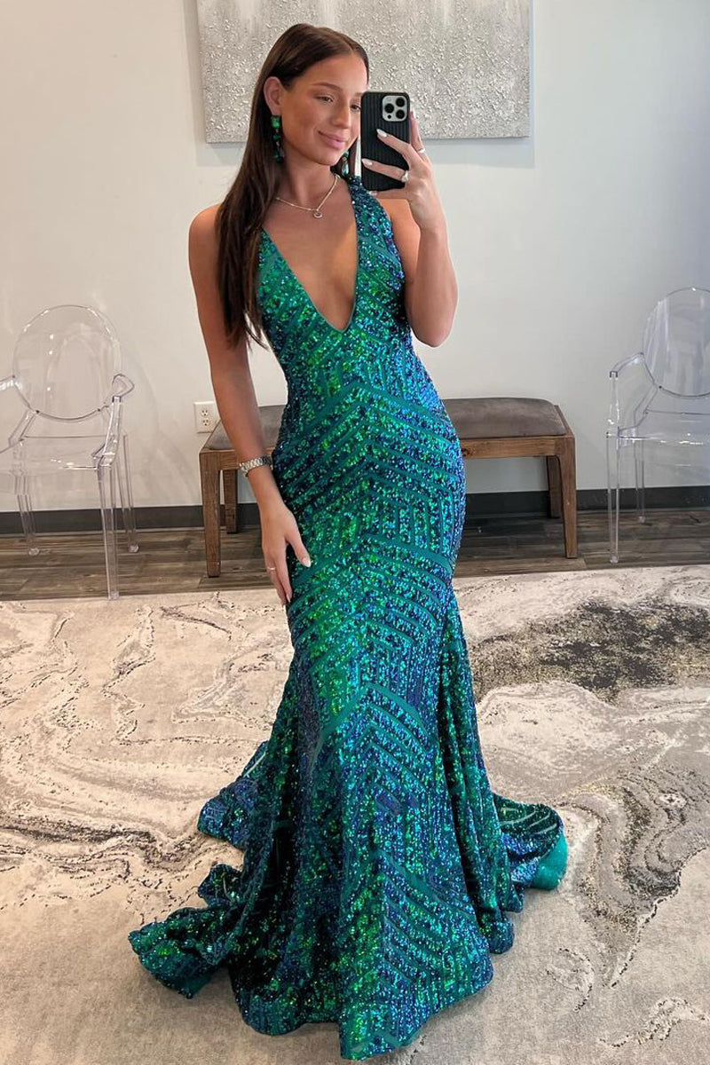 mermaid sequin dress